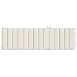 Cuscino per Lettino Prendisole Crema Mélange 200x70x4cm Tessuto