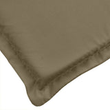 Cuscino per Lettino Prendisole Tortora Mélange 200x70x4cm