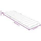 Cuscino per Lettino Prendisole Tortora Mélange 200x70x4cm
