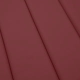 Cuscino per Lettino Prendisole Rosso Vino Mélange 200x70x4cm