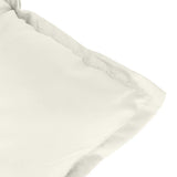 Cuscino Panca Giardino Crema Mélange 100x50x7 cm Tessuto
