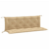 Cuscini Panca Giardino 2pz Beige Mélange 150x50x7 cm Tessuto