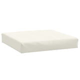 Cuscino per Pallet Crema Mélange 60x60x9,5 cm in Tessuto