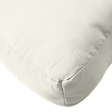 Cuscino per Pallet Crema Mélange 60x60x9,5 cm in Tessuto