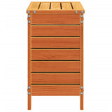 Poggiapiedi Giardino Marrone Cera 62x31,5x52 cm Massello Pino
