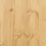 Credenza Corona 74x38x170 cm in Legno Massello di Pino