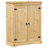 Scarpiera Corona 86x38,5x108 cm in Legno Massello di Pino