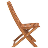 Sedie da Giardino Pieghevoli 2 pz in Legno Massello di Acacia