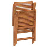Sedie Giardino Pieghevoli Reclinabili 2pz Legno Massello Acacia