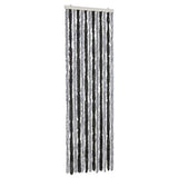 Tenda Antimosche Grigia e Nera 56x185 cm in Ciniglia