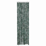 Tenda Antimosche Verde e Bianca 56x200 cm in Ciniglia