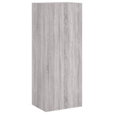 Mobili TV a Muro 5pz Grigio Sonoma in Legno truciolato