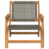 Arredamento da Giardino 2 pcs Grigio 67 x 78 x 73 cm