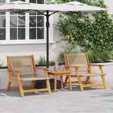 Arredamento da Giardino 2 pcs Beige 67 x 78 x 73 cm