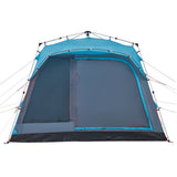 Tenda Familiare Cabina 7 Persone Blu a Rilascio Rapido