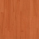 Set Salotto da Giardino 2 pz Marrone Cera Legno Massello Pino