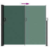 Tenda da Sole Laterale Retrattile Verde Scuro 180x300 cm