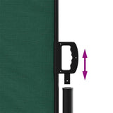 Tenda da Sole Laterale Retrattile Verde Scuro 200x300 cm