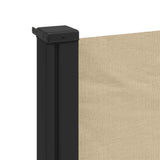 Tenda da Sole Laterale Retrattile Beige 100x500 cm
