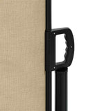 Tenda da Sole Laterale Retrattile Beige 100x500 cm