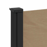 Tenda da Sole Laterale Retrattile Tortora 100x500 cm