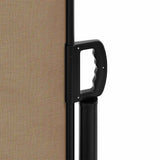 Tenda da Sole Laterale Retrattile Tortora 100x500 cm