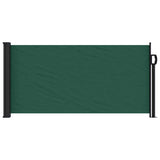 Tenda da Sole Laterale Retrattile Verde Scuro 100x500 cm