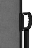 Tenda da sole laterale retrattile antracite 120x500 cm