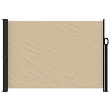 Tenda da Sole Laterale Retrattile Beige 140x500 cm