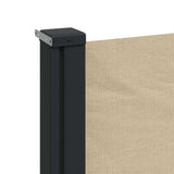 Tenda da Sole Laterale Retrattile Beige 220x500 cm