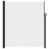 Tenda da Sole Laterale Retrattile Bianco 220x500 cm