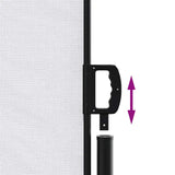 Tenda da Sole Laterale Retrattile Bianco 220x500 cm