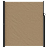 Tenda da Sole Laterale Retrattile Tortora 220x500 cm