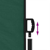 Tenda da Sole Laterale Retrattile Verde Scuro 220x500 cm