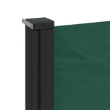 Tenda da Sole Laterale Retrattile Verde Scuro 220x500 cm
