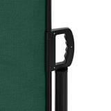 Tenda da Sole Laterale Retrattile Verde Scuro 220x500 cm