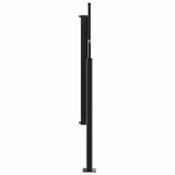 Tenda da Sole Laterale Retrattile Nera 120x600 cm