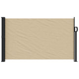 Tenda da Sole Laterale Retrattile Beige 120x600 cm