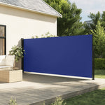 Tenda da Sole Laterale Retrattile Blu 160x600 cm