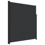 Tenda da Sole Laterale Retrattile Nera 220x600 cm