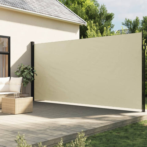 Tenda da Sole Laterale Retrattile Crema 220x600 cm