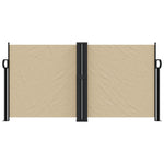 Tenda da Sole Laterale Retrattile Beige 120x600 cm