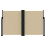 Tenda da Sole Laterale Retrattile Beige 140x600 cm