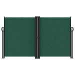 Tenda da Sole Laterale Retrattile Verde Scuro 140x600 cm