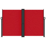 Tenda da Sole Laterale Retrattile Rossa 160x600 cm