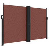 Tenda da Sole Laterale Retrattile Marrone 160x600 cm