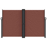 Tenda da Sole Laterale Retrattile Marrone 160x600 cm