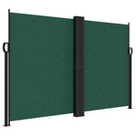 Tenda da Sole Laterale Retrattile Verde Scuro 160x600 cm