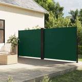 Tenda da Sole Laterale Retrattile Verde Scuro 180x600 cm