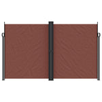 Tenda da Sole Laterale Retrattile Marrone 200x600 cm